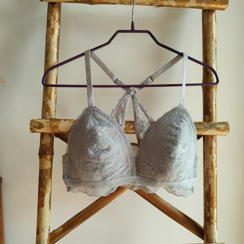 H&M Grey Lace Bralette - Picture 10 of 13